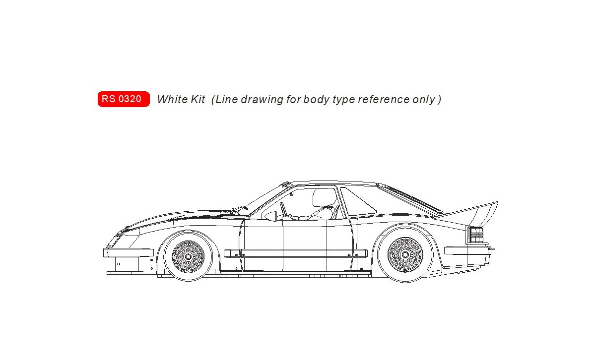 RS0320 White kit ( line drawing for body type reference only )